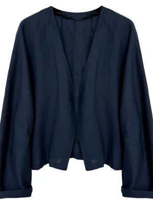 Women’s Linen Blouse V Neck Casual Spring Top