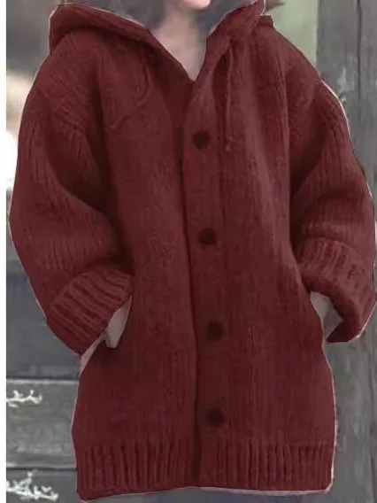 Women’s Knit Cardigan Sweater - Image 2