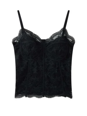 Women’s Lace Camisole Spaghetti Strap Tank Top