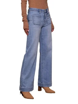 Women’s High-Waist Wide Jeans