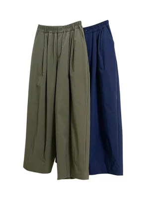 Cozy High-Waist Wide Leg Cotton Pants for Women