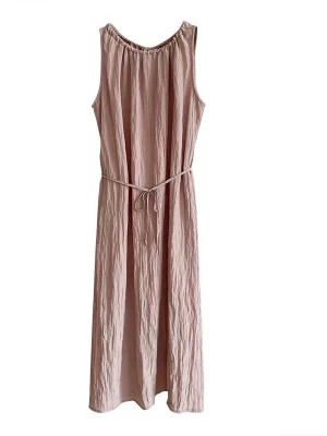 Womens Sleeveless Oversized Maxi Dress