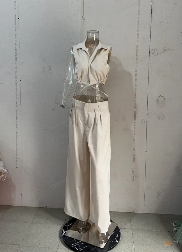 Women’s Crop Top & Pants Set - Image 4
