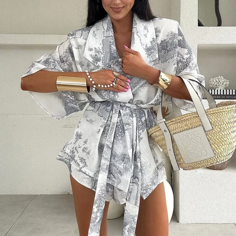 Women’s Lace-Up Shorts Set - Image 5