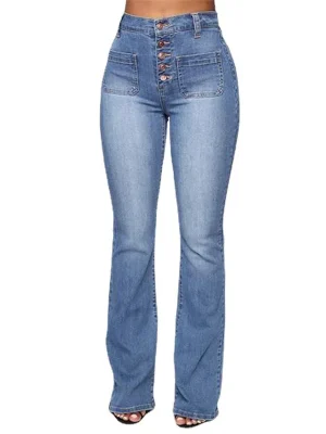 Women's High Waist Skinny Jeans
