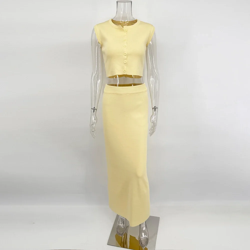 Women’s Sleeveless Skirt Set - Image 4