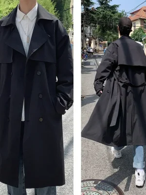 Men’s Korean Style Trench Coat