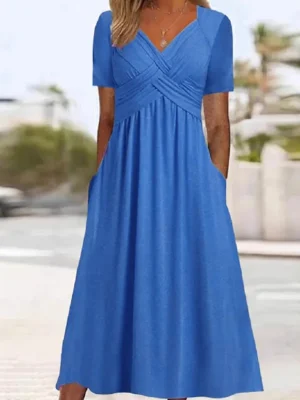Women’s 2026 Summer V-Neck Dress
