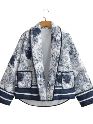 Women’s Printed Quilted Jacket