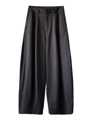 Casual White Wide-Leg Pants for Women