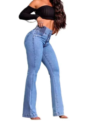 Women's High Waist Slim Fit Jeans
