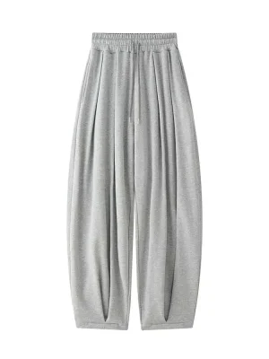 Women’s Cotton Stretch High Waist Wide Leg Pants