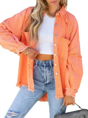 Women’s Fringe Denim Jacket