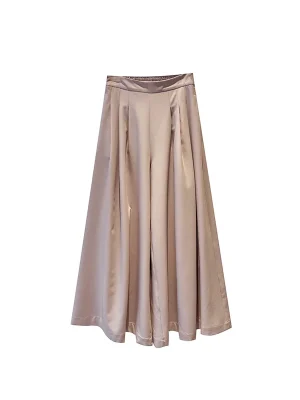 Women’s High Waist Wide Leg Pink Pants