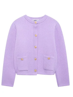 Gold Buckle Knit Jacket