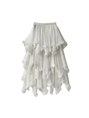 Women’s High Waist A Line Maxi Skirt