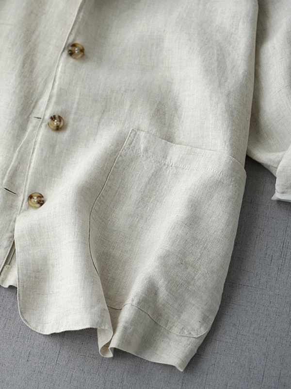 Women’s Linen Blend Jacket - Image 5