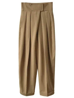 High Waist Straight Leg Pants