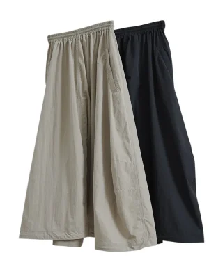 Women’s Summer 2026 High-Waist A-Line Casual Maxi Skirt