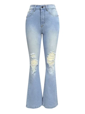 High-Waist Flare Jeans