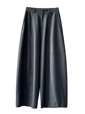 Vintage High Waist Wide Leg Pants
